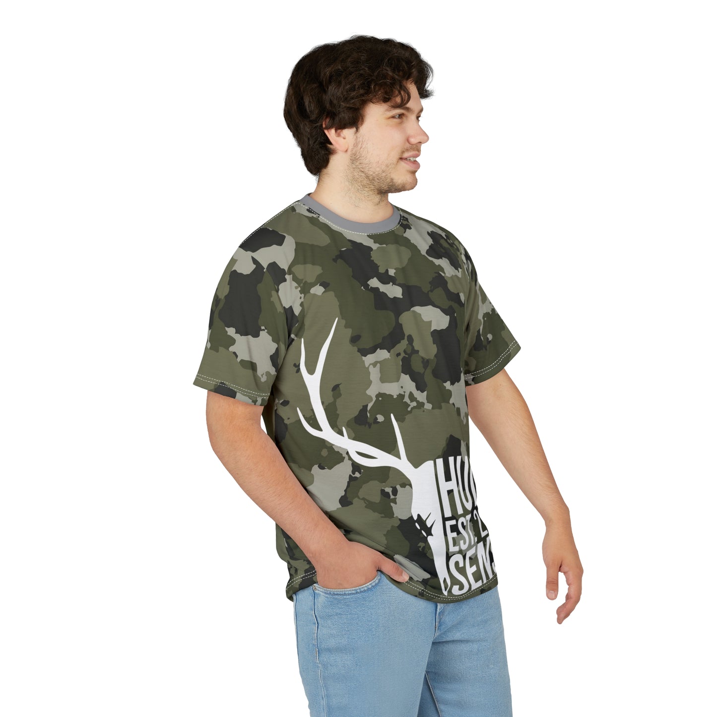 Huntsense T-Shirt - Woodland Camo