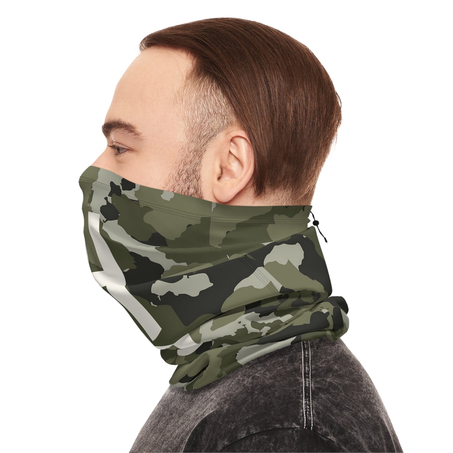 Huntsense Heavy Duty Neck Gaiter - Woodland Camo