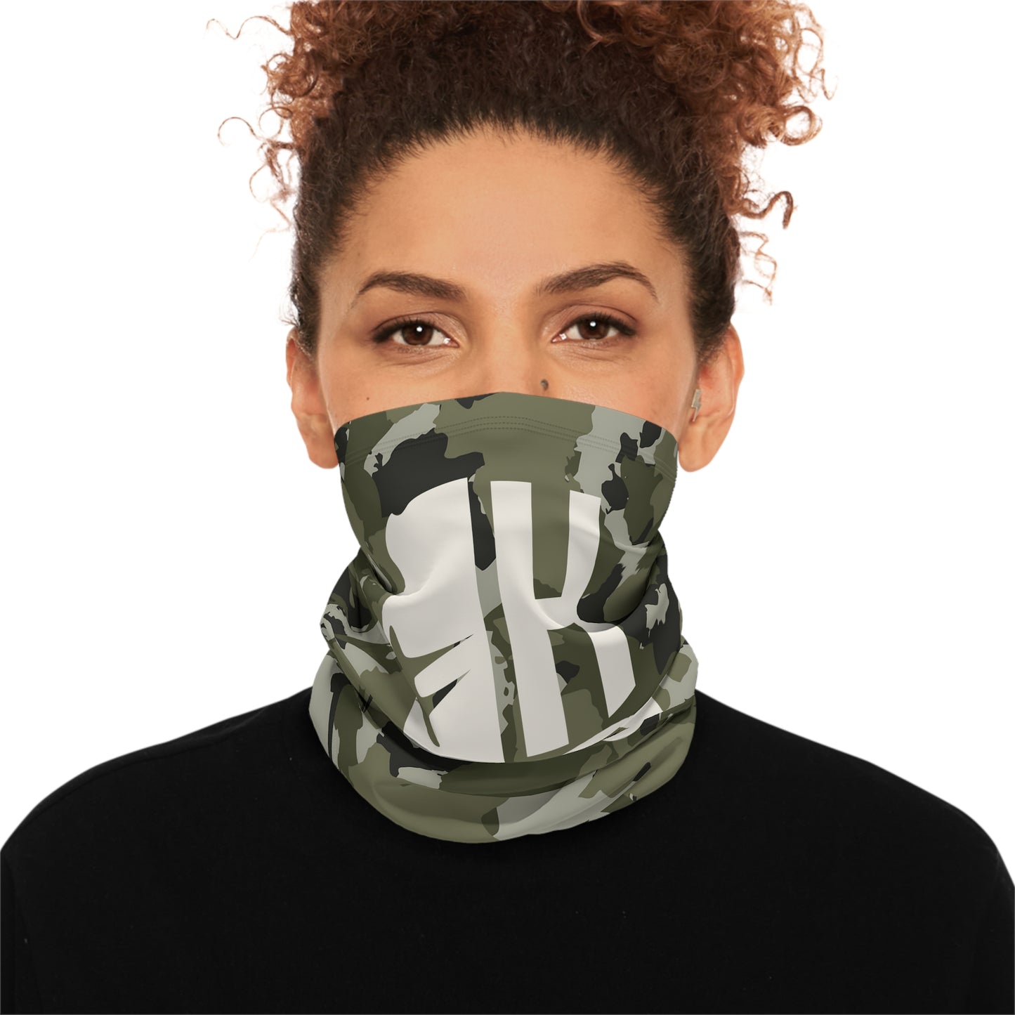 Huntsense Heavy Duty Neck Gaiter - Woodland Camo